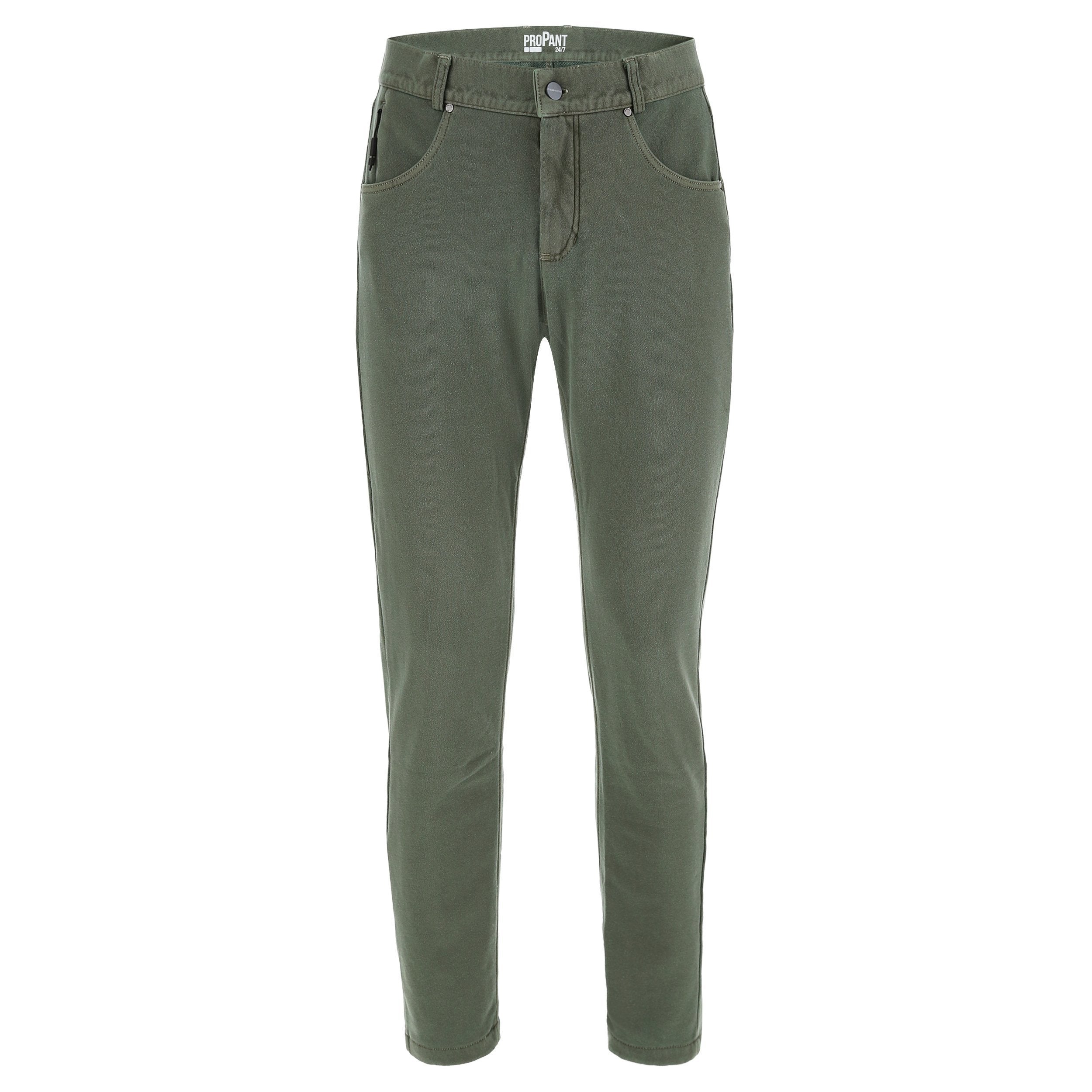 Propant Chino Trouser - Garment Dyed Green