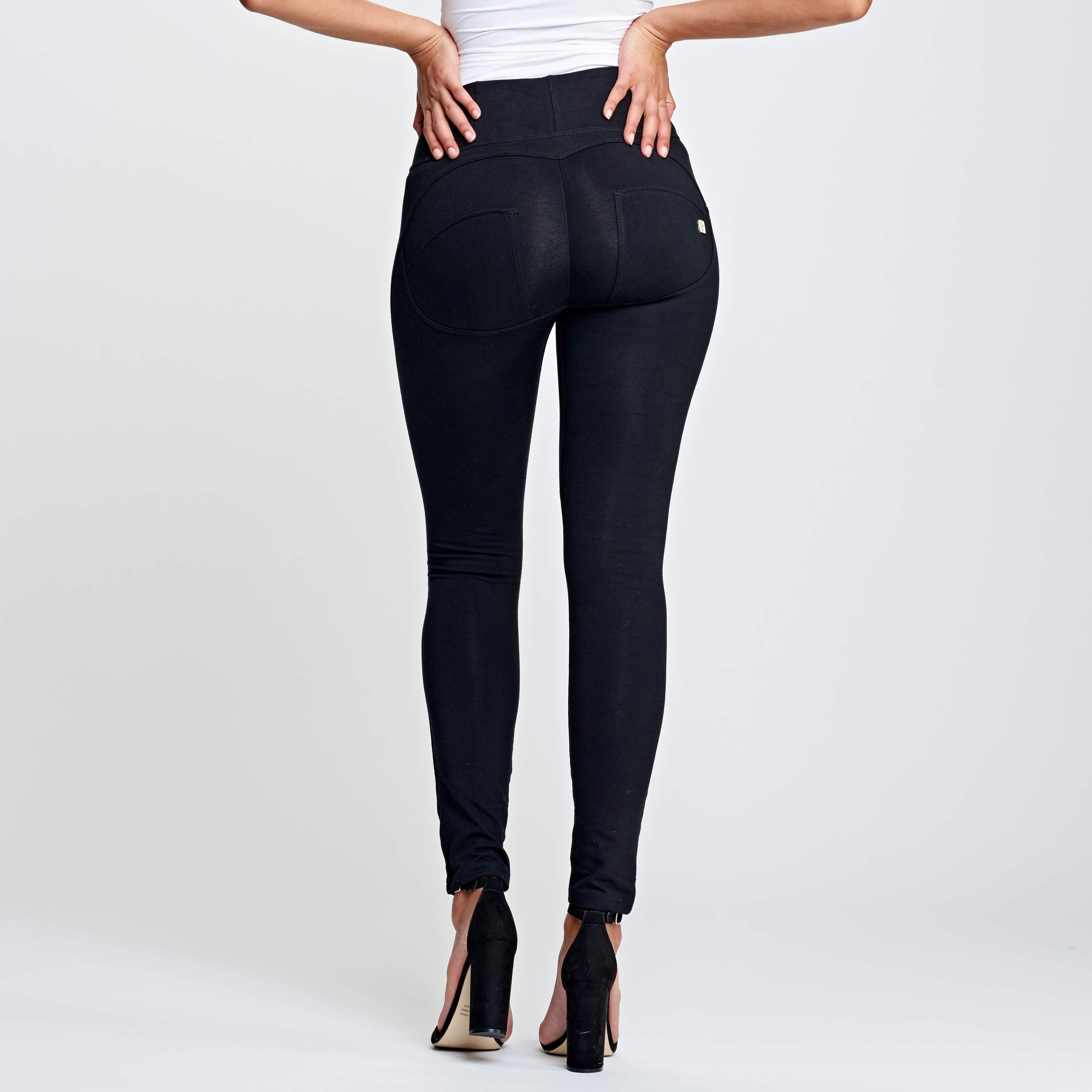 WR.UP® Curvy Fashion - Zip High Waisted - Full Length - Black